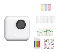 SueaLe Bluetooth-compatible Photo Label Memo List Printing Pocket Thermally Printer Portable Children Bluetooth-compatible Thermally For Learning