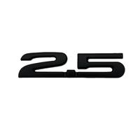 SueaLe Decorative Rear Trunk Badge Sticker Automotive Accessory 3D ABS 2.0 2.5 Shaped Car Car Emblems Badge Decal Sticker Decorative Emblems Rear Trunk Automotive Accessories