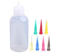 SueaLe Dispensing Bottle For Motor Oil Food-Grade Mini-Bottles Cake Decor Super Cost-Effective With 7 Nozzles Tool Salad Dressing Bottles
