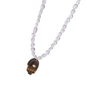 SueaLe Fashionable Fatima Hand Necklace In Nature Tone Portable Accessory For Enhancing Your Outfits Charm On Any Occasion Fatima Hand Jewelry