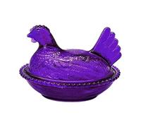 SueaLe Hen on Nest Covered with Lid for Candy Storage and Decor Candy Hen Figurine