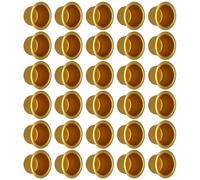 SueaLe Modern Holiday Cup With Polishing Aluminum Finish Candlestick Liners Case For Christmas Dining Room Decorations Metal Taper Drip Protectors