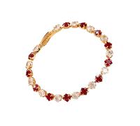 SueaLe Round Cut Cubic Zirconia Tennis Chain Adjustable Handchain Trendy Streetwear Wrist Accessory For Men And Women Hip Hop Culture Inspired Unisex