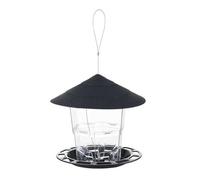 SueaLe Round Foldable Outdoor Bird Feeder Large Capacity Easy to Clean ABS Build for Backyard Garden Camping Wildlife Feeder