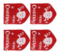 SueaLe Sustainable Santa Figure Chair Cover Reusable Washable Universals Measurement For Christmas Family Party Decoration Christmas Chair Slipcover