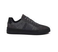 Suede and Fabric Sneaker - male - Baldinini - Sneakers - Gray - 7 UK - Shoes 7 UK