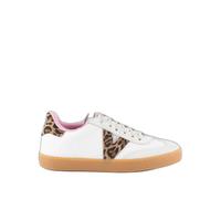 victoria Berlin Ciclista Leather Effect Low Tennis & Split Leather Pieces in Contrast 1126204 for Women Hielo 37