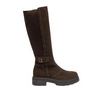 Suede and Technical Fabric Boots - female - Nerogiardini - High Boots - Brown - 5 UK - Shoes 5 UK
