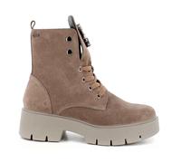 Suede Ankle Boots with Jewel Application, female, Igi&Co, Lace-up Boots, Brown, 4 UK, Shoes 4 UK