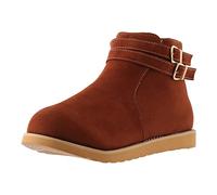 Suede Ankle Boots Women's Winter Boots Western Boots Flat Boots Slip On Boots Short Boots Non-Slip Hiking Shoes Trekking Shoes Ankle Boots Booties Work Boots Casual Shoes, brown, 5 UK