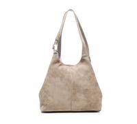 Coccinelle C-Easy Shoulder Bag Genuine Leather 34 cm gray