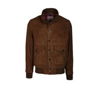 Suede Blouson - male - Baracuta - Leather Jackets - Green - 4XS - Jackets 4XS