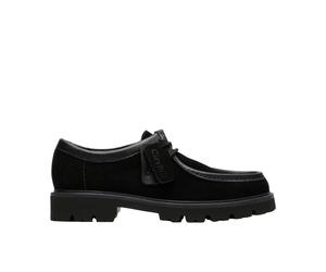 Suede boat shoes Clarks Cleyhill Seam Noir 41