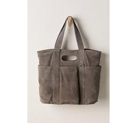 Suede Caravan Tote at Free People in Charcoal - female