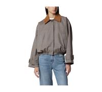 Suede Collar Blouson Jacket - female - Róhe - Bomber Jackets - Brown - S - Jackets S