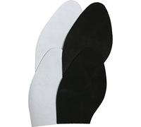 Suede Dancers Soles For WOMEN 2mm Thick Black/Grey (Black) With GLUE!