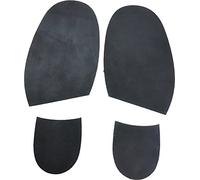 Suede Dancers Soles & Heels For MEN 2mm Thick Black/Grey (Black)