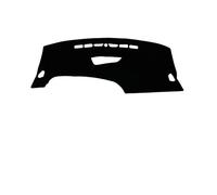 Suede Dashboard Cover Avoid Light Pad Cover Mat Car Carpet Accessories LHD RHD For Changan UNI-T 2020 2021 2022 Protect Interior(Black Black)