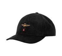 Suede-Effect Baseball Cap - male - Aeronautica Militare - Hats & Caps - Black - ONE SIZE - Accessories ONE SIZE