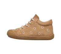 Suede first-steps shoes Cocoon Embr.daisies - female - Naturino - Kids Sneakers - Brown - 23 EU - Kids 23 EU
