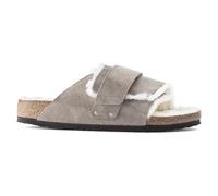 Suede/fur sheepskin slippers for kids Birkenstock Kyoto Grey 37