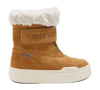 Suede Girls Strap Boots - female - Moon Boot - Kids Boots - Beige - 37 EU - Kids 37 EU