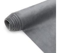 Suede Headliner Fabric with Foam Backing Material - Automotive/Home Micro-Suede Headliner Flame Retardant Fabric for Car Replacement/Repair/DIY (Grey 96 * 60 Inch)