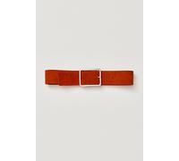 Suede Hex Hip Belt at Free People in Paprika, Size: S-M/P-M - female