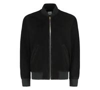 Suede Jacket with Elastic Hem - male - Paul Smith - Bomber Jackets - Black - 2XL - Jackets 2XL