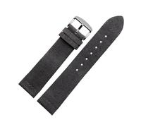 Suede Leather Bracelet 16 18 19 20 22 24mm Watch Band Soft Brown Strap Pin Buckle Watchband