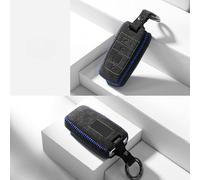 Suede Leather Car Remote Key Case Cover Shell Fob Skin For Rolls Royce Proximity (A5)