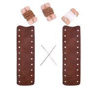 Suede Leather Lever Wrap for Lever Action Rifles and Shotguns, Handcrafted (Red/Red, 3.5 inch)