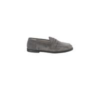 Suede Leather Loafers Women COMMA Gris 41