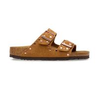 Suede leather sandals for women Birkenstock Arizona Rivet Beige 37 Étroit