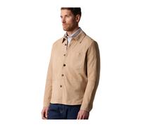Suede Leather Shirt Jacket - male - Brooks Brothers - Leather Jackets - Beige - XL - Jackets XL