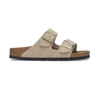 Suede leather sliders Birkenstock Arizona Beige 42 Étroit