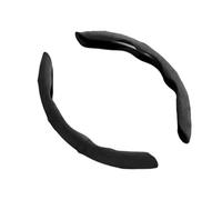 Suede Leather Steering Wheel Cover 38cm Car Steer Wheel Protector Textured Anti Slip Sweatproof Universal Decoration Accessories Car Steering Wheel Protector Cover