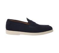 Suede Loafer - male - Baldinini - Loafers - Blue - 9 UK - Shoes 9 UK