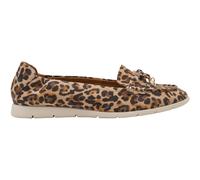 Suede Loafers Leopard Print
