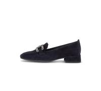 Suede Loafers Women Gabor Samtchevreau Bleu 40,5