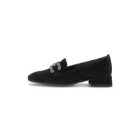 Gabor 'gift' Low Heeled Loafers In Black Black