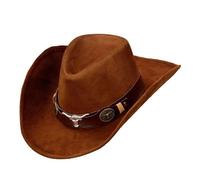 Suede Look Dallas Cowboy Hat