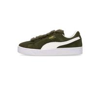 Suede Low Shoe Dark Olive/White - male - PUMA - Sneakers - Green - 8 UK - Shoes 8 UK