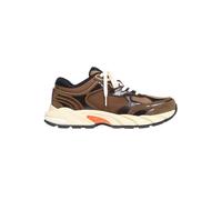 Suede Low-Top Trainers with Mesh Inserts - male - Heron Preston - Sneakers - Brown - 11 UK - Shoes 11 UK