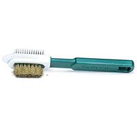 Suede Nubuck Brush Brass And Rubber