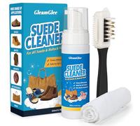 Suede & Nubuck Cleaner Kit - 200ml Shoe Cleaning Solution with Brush & Microfibre Cloth - Cleans & Restores Trainers, Shoes, Boots, Jackets, Handbags & More