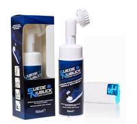 Suede & Nubuck Foam Cleaner Kit | Built-In Cleaning Brush + Microfibre Towel | Removes Dirt & Stains from Suede, Nubuck, Canvas & Leather Shoes | 150ml Premium Shoe Care Solution (Pack of 1)