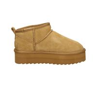 Suede Platform Boots Autumn Winter Collection - female - Colors of California - Winter Boots - Brown - 7 UK - Shoes 7 UK