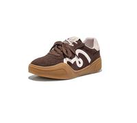 Suede Platform German Trainers for Women Retro Chunky White Sneakers Flat Comfort Casual Shoes for Running Travel Campus Date