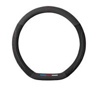 Suede PU Car Steering Wheel Cover Wrap Universal 37-38cm Steering Covers Decoration Car Accessories(D Shape)